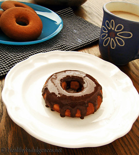 Scrumptious Sugar-Free Cake Donuts w/Chocolate Glaze