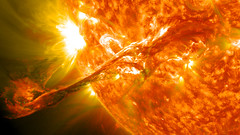 [Free Images] Nature, Universe, Sun, Solar Flare ID:201209082000