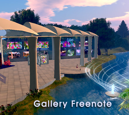 The New Gallery Freenote in InWorldz by Teal Freenote