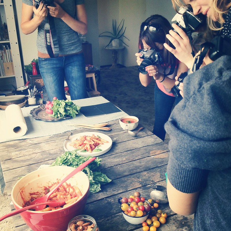 Teaching a food photography class!
