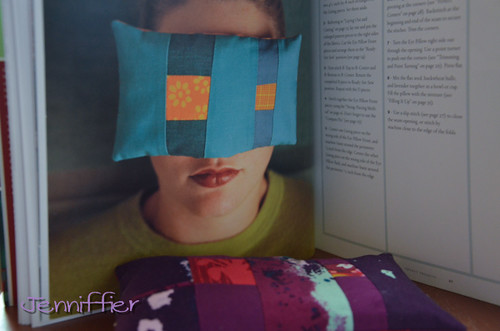 Eye Pillow book vs mine