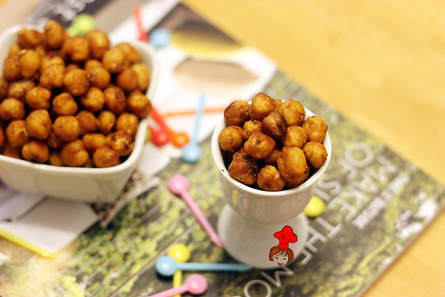 oven baked chickpeas 1