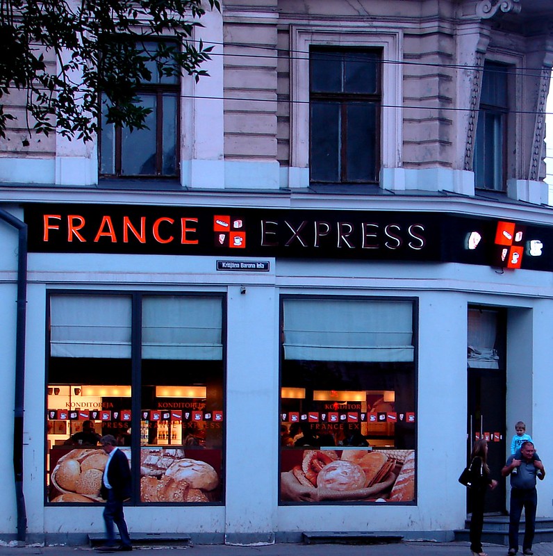 FRANCE EXPRESS. A new chain in Riga. by aigarsbruvelis