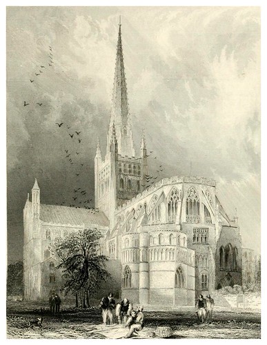 018-Catedral de Norwich-Winkles's architectural and picturesque illustrations of the catedral..1836-Benjamin Winkles