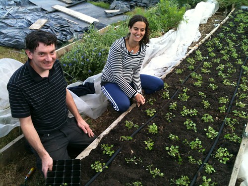 Gary, Clare and watercress