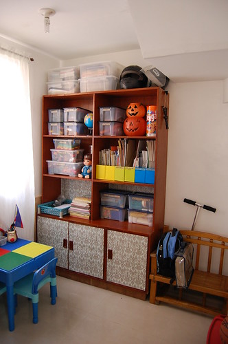 Home organizing after