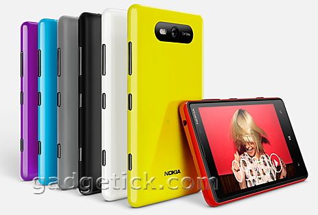 Nokia Lumia 920 и Lumia 820