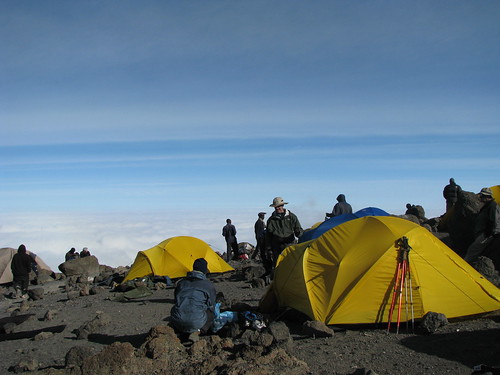 Camp – high atop Mt. Kilimanjaro