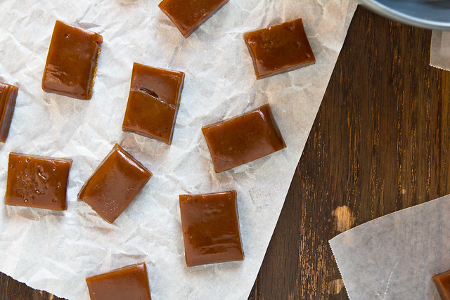 Chewy Pumpkin Spice Caramels