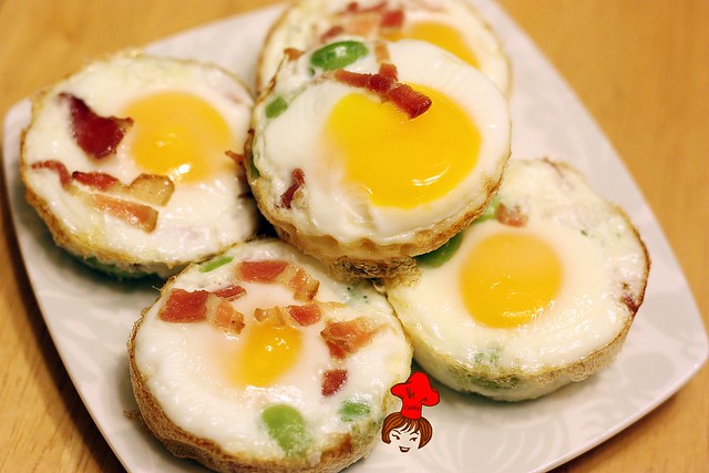 早餐新運動- 8分熟烤雞蛋 oven baked egg 4