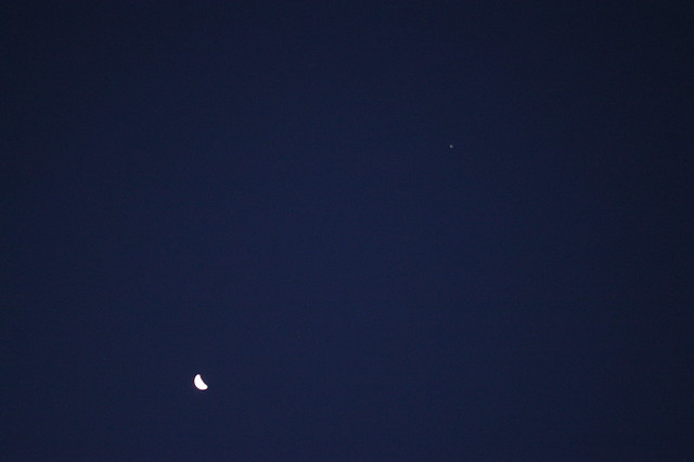 Moon and Jupiter