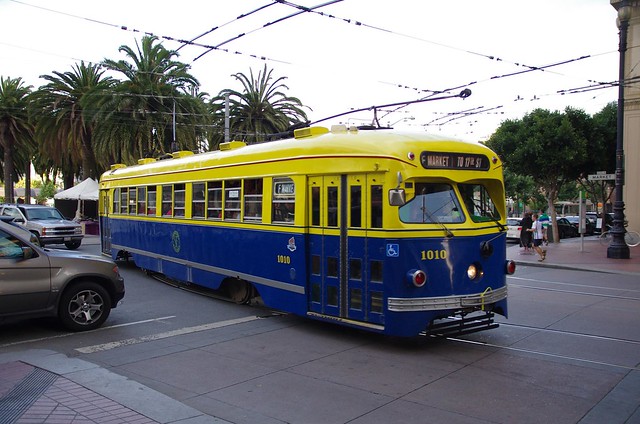 San Francisco F Market & Wharves historic streetcar line