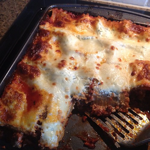 Recipe said World's Best Lasagna...it was pretty awesome.