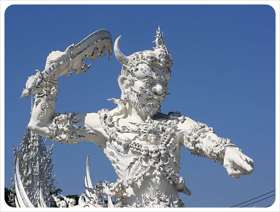 white temple sculpture