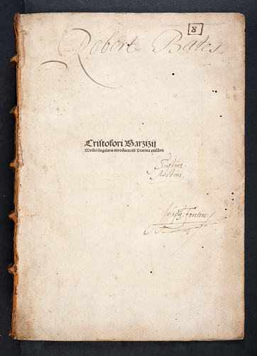 Ownership inscriptions in Barzizius, Christophorus [‘medicus’]: Introductorium ad opus practicum medicinae