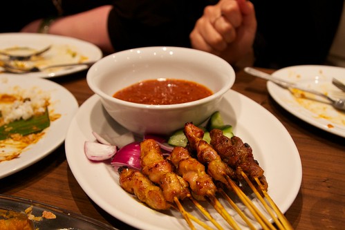 Mixed Chicken and Beef Satay