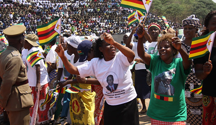Thousands of Zimbabweans bid farwell at the state funeral of Stan Mudenge, Minister of Education and longtime member of the ZANU-PF ruling party. The funeral was held on October 8, 2012. by Pan-African News Wire File Photos