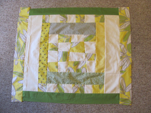 Yellow & Green Baby Quilt