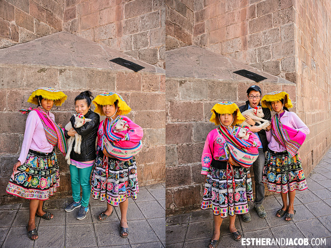 Pictures with baby lambs | What to do in Cusco | Peru Travel Photographer