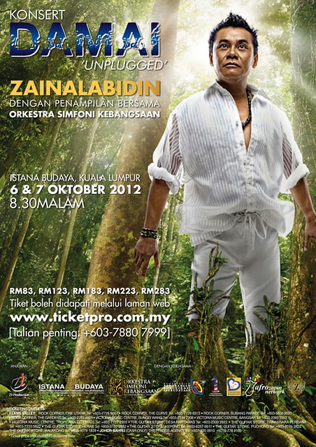 Konsert Zainal Abidin Damai Unplugged di Istana Budaya