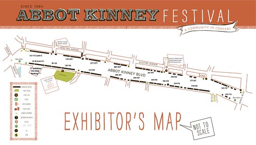 2012 Abbot Kinney Festival Map