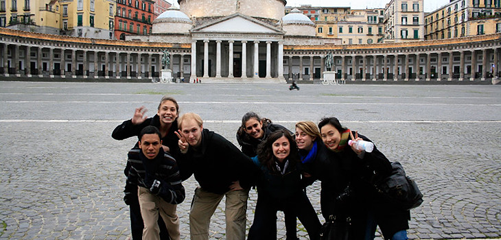 Students in the 2010 Cornell in Rome program.

photo / provided
