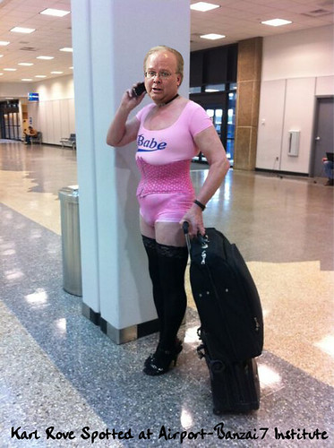 KARL ROVE SPOTTED by Colonel Flick
