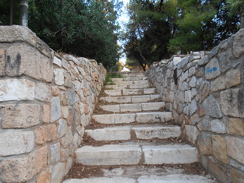 Athens: Stairs at Philopappou