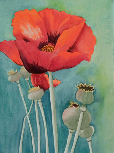 Judy Horne: Poppy Dancers by trudeau