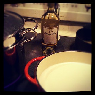 Making a new #macncheese #recipe with #wine should have cut it in half though...says for 8. Oh well lots of #leftovers