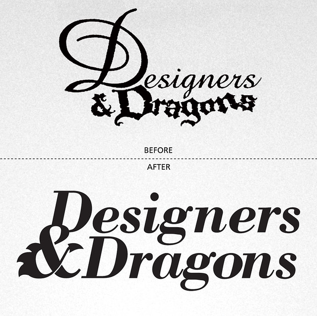 Designers & Dragons Before After