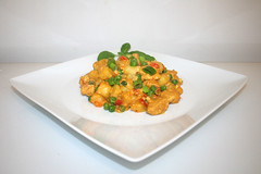 Curry gnocchi with chicken / Curry-Gnocchi mit Hähnchen