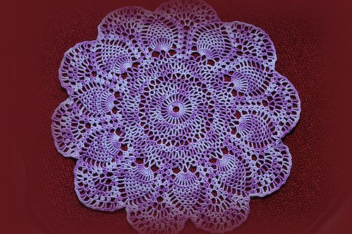 Pink Pineapple Doily 02