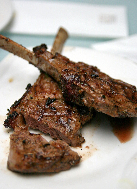 Lamb Rack French Cut (Marinated with Garlic Herbs, Oil and Spices)