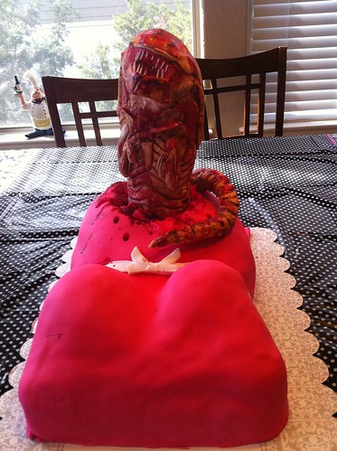 Aliens baby shower cake!