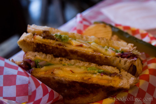 Cheddar- Caramelized Apples- Onions- Bacon- & Avocado Sandwich at The Grilled Cheese (Toronto)