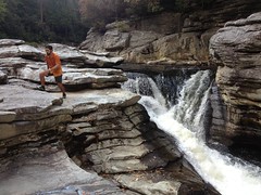  Kirk at Another Falls on Linville River 