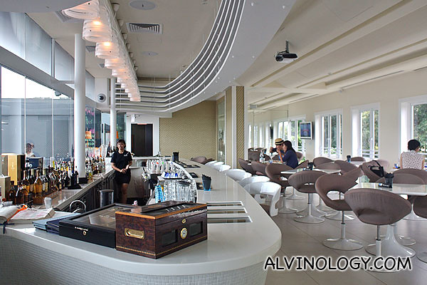 Sky Loft's indoor dining area