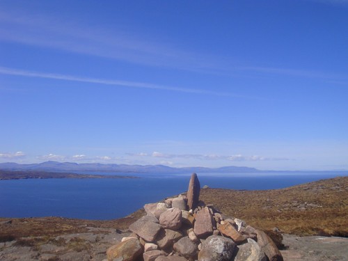 Looking West to Skye from the coast near Lower Diabaig