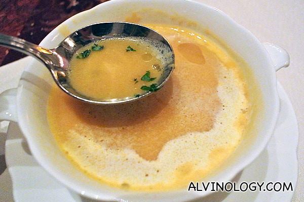 Delicious creamy soup