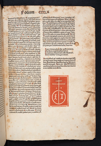 Colophon and printer’s device in Valascus de Tarenta: Practica, quae alias Philonium dicitur