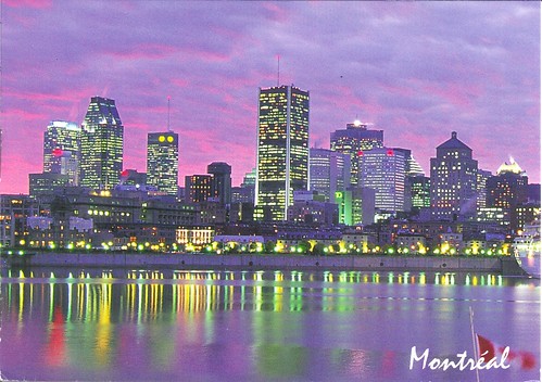Nightview of Montreal Canada
