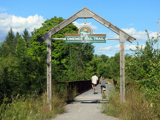 Omemee rail trail trestle