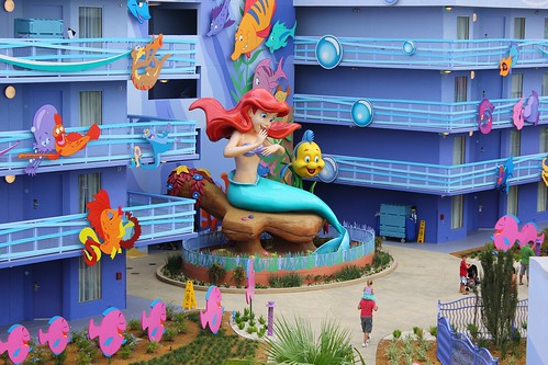 The Little Mermaid wing at Disney's Art of Animation Resort