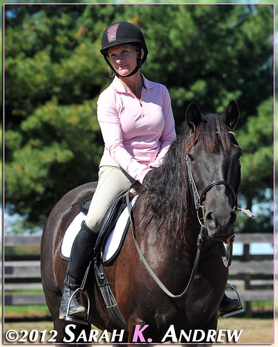 Centered Riding clinic with Kathy Culler. Stone Tavern Equestrian Center, Allentown, NJ.