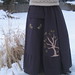 Charcoal tree skirt