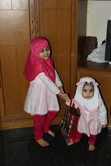 My Grand Daughters Marziya And Nerjis Going For Majlis by firoze shakir photographerno1