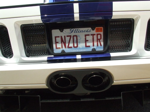 2005 Ford GT license plate