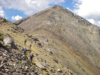 CMC Hikers Ascending Tenmile Peak 1