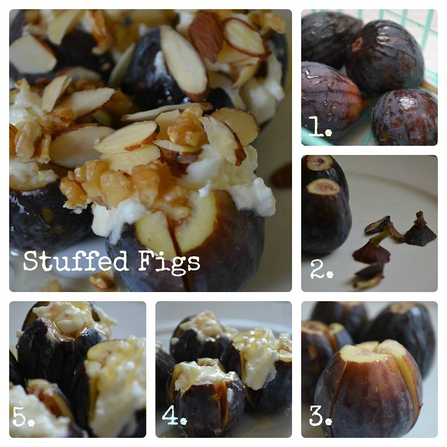 Stuffed Figs Collage enumerated
